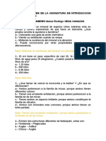 Segundo Examen de La Asignatura de Introduccion A La Geotecnia