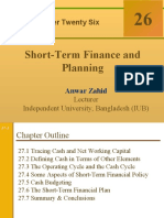 Corporate Finance: Short-Term Finance and Planning