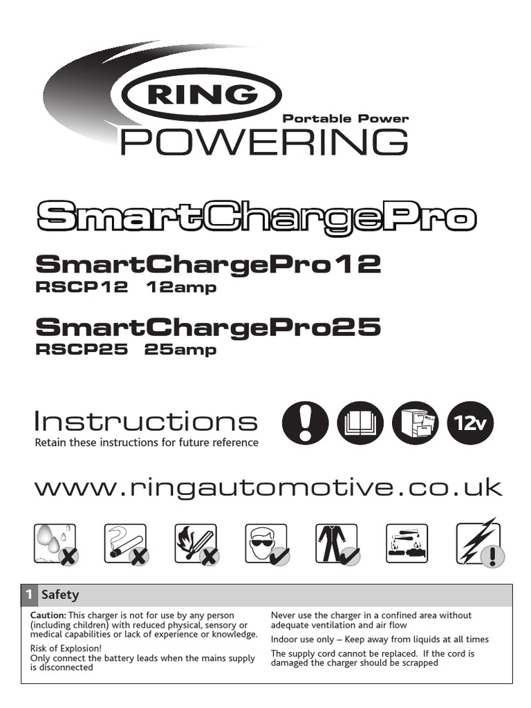 Smart Smartcharge Chargepro Pro Smartchargepro Instructions PDF