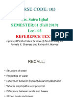 Course Code: 103: Ms. Saira Iqbal SEMESTER:01 (Fall 2019) Lec - 03