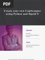 Create Your Own CamScanner Using Python and OpenCV