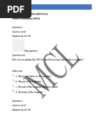 Prelim Examination (100%) : Computing Fundamentals