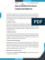 Como Elaborar Un Plan de Seguridad