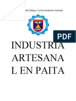 Industria Artesanal en Paita