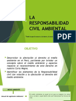 La Responsabilidad Civil Ambiental