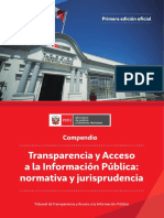 Compendio Transparencia y Acceso A La Información Pública