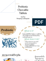 Probiotic Chewable Tablets: จัดทำําโดย Warapong Ledliangchai