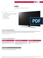 Sm8100Aua Series: Nano 8 Series - 4K HDR Smart Led Nanocell TV W/ Ai Thinq®