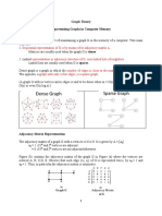 Graph Theory Representing Graphs in Computer Memory: Sequential Representation of G Is by Means of Its Adjacency Matrix A