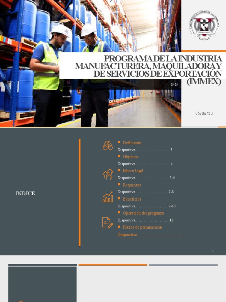 Immex Pdf Exportaciones Tratado De Libre Comercio Norteamericano