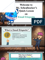 Student Email Etiquette