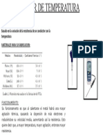 Basado en La Variación de La Resistencia de Un Conductor Con La Temperatura Materiales para Su Fabricacion