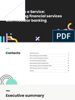 Banking As A Service - Reimagining Financial Services With Modular Banking