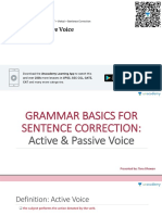 Active & Passive Voice