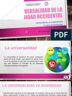 Clase 10 La Universalidad de La Modernidad Occidental