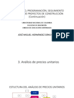 PRESUPUESTO PROGRAMACIÓN SEGUIMIENTO Y CONTROL DE PROYECTOS DE CONSTRUCCION (Continuacion PARTE 2)