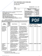 Project Identification Form (Pif)