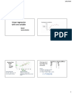 Lecture 01 Linear Regression Single - Var PDF