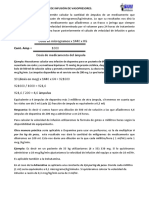 Cálculo de Infusión de Vasopresores PDF