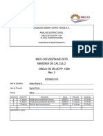 Memoria de Calculo Oreja de izaje P-1523 caratula