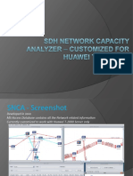 SDH Network Capacity Analyzer - Customized For Huawei T-2000 NMS