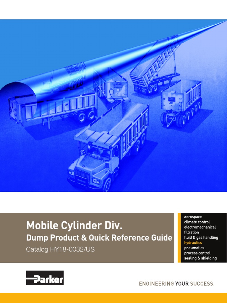 Mobile Cylinder Div.: Dump Product & Quick Reference Guide | PDF