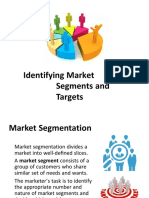 Identifying Market Segments and Targets