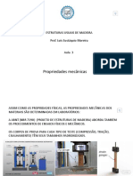 Estruturas Usuais de Madeira - 3. Propriedades Mecânicas