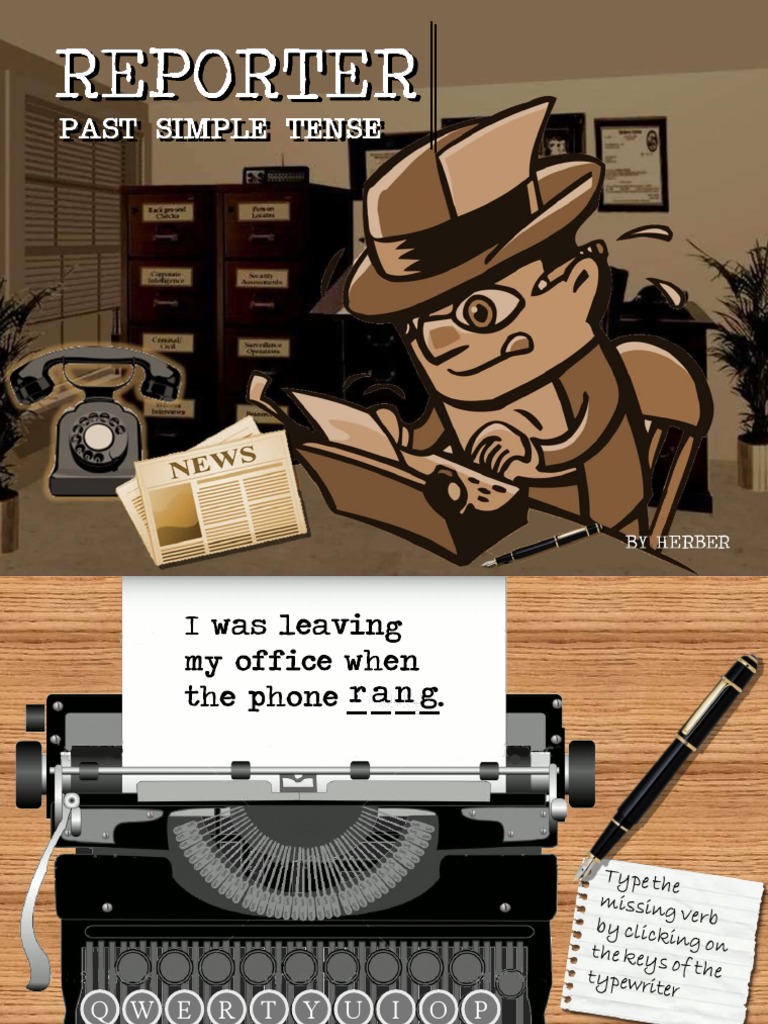 Reporter PPT Fun Activities Games Games Reading Comprehension e 47435 PDF
