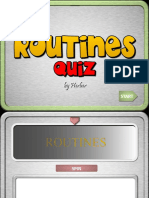 Routines Quiz Fun Activities Games Games - 82232