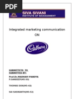 Download IMC ASSIGNMENT ON CADBURY by PULAVARTHI SANDEEP SN47247201 doc pdf