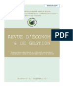 Revue Economie de Gestionx N01