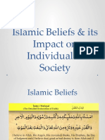 Islamic Beliefs & Its Impact On Individual &