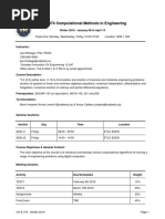 CH E 374 Computational Methods in Engineering