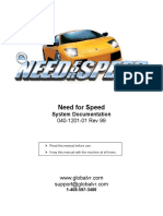 Need For Speed: System Documentation