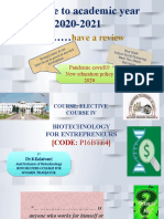 Welcome To Academic Year 2020-2021 Lets : Have A Review