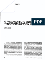 Art. O Falso Conflito Entre Tendências Metodológicas PDF