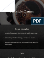 Participle Clauses