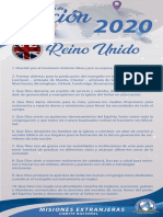 Peticiones Misioneras Mes de Junio 2020