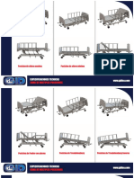 Posiciones múltiples cama hospitalaria