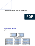 Orthogonal Arrays: How To Construct?