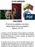 Informe Misionero Portugal Marzo de 2020