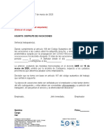 Notificacion Vacaciones - Decreto 0495