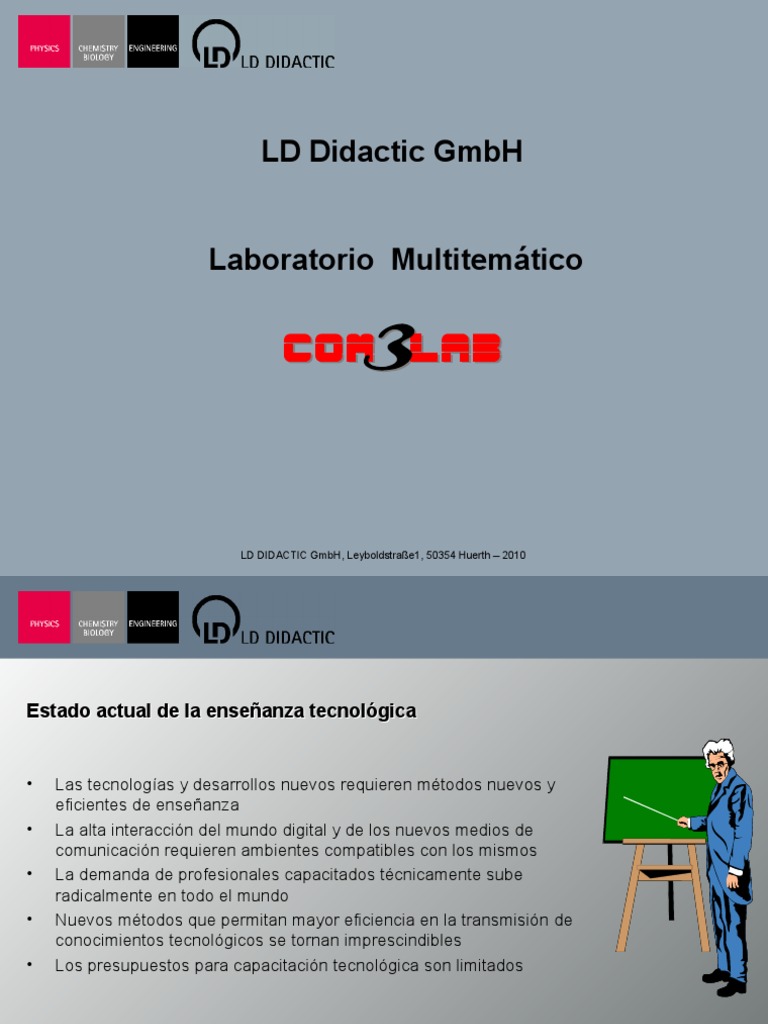 Sistema COM3LAB para Enseñanza Tecnológica | PDF | Microprocesador ...