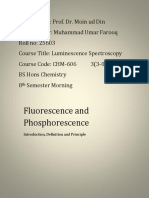 Fluorescence and Phosphorescence