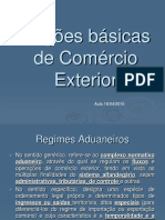 Aula - Regimes Aduaneiros PDF