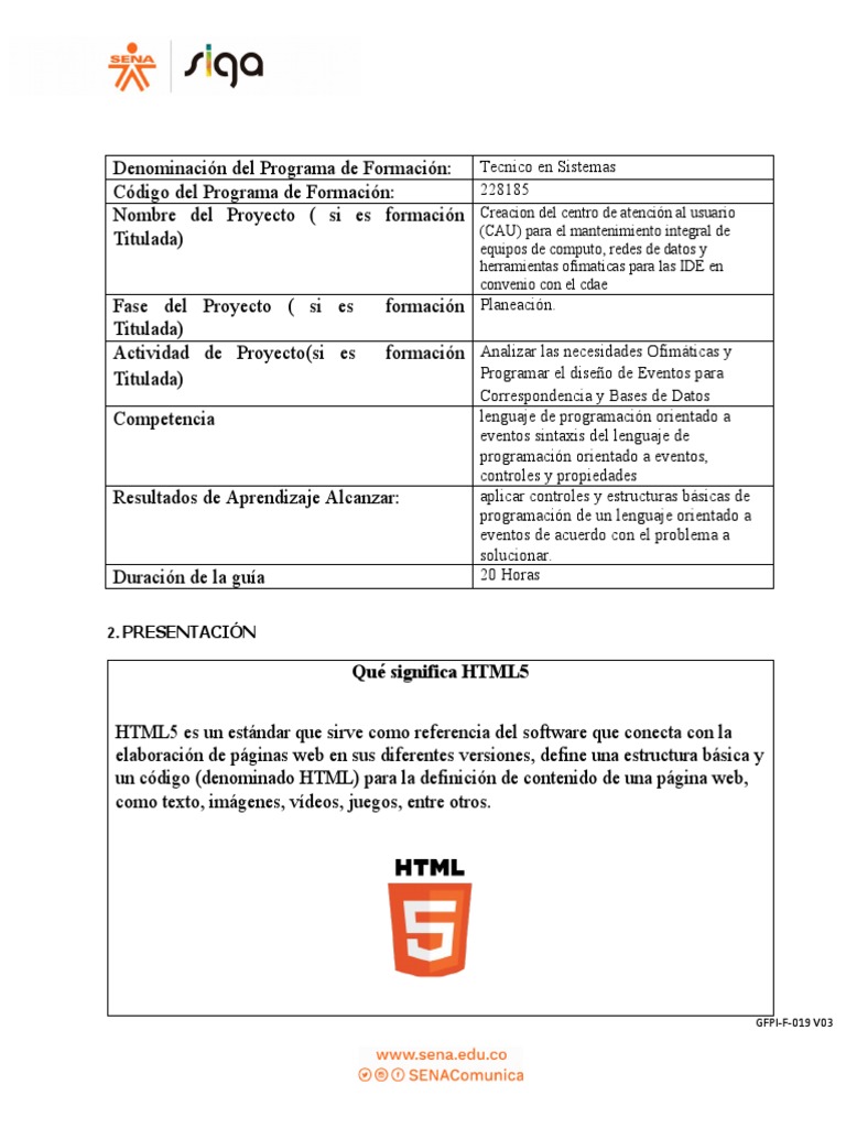 Estructuras Básicas de HTML5 | PDF | HTML | Página web