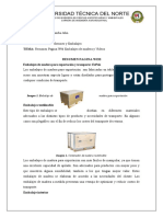 Embalajes de madera para exportación y transporte