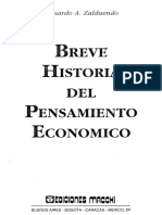 Eduardo A. Zalduendo: Breve historia del pensamiento económico