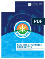 New Era of Smarter Food Safety FDA's Blueprint for the Future